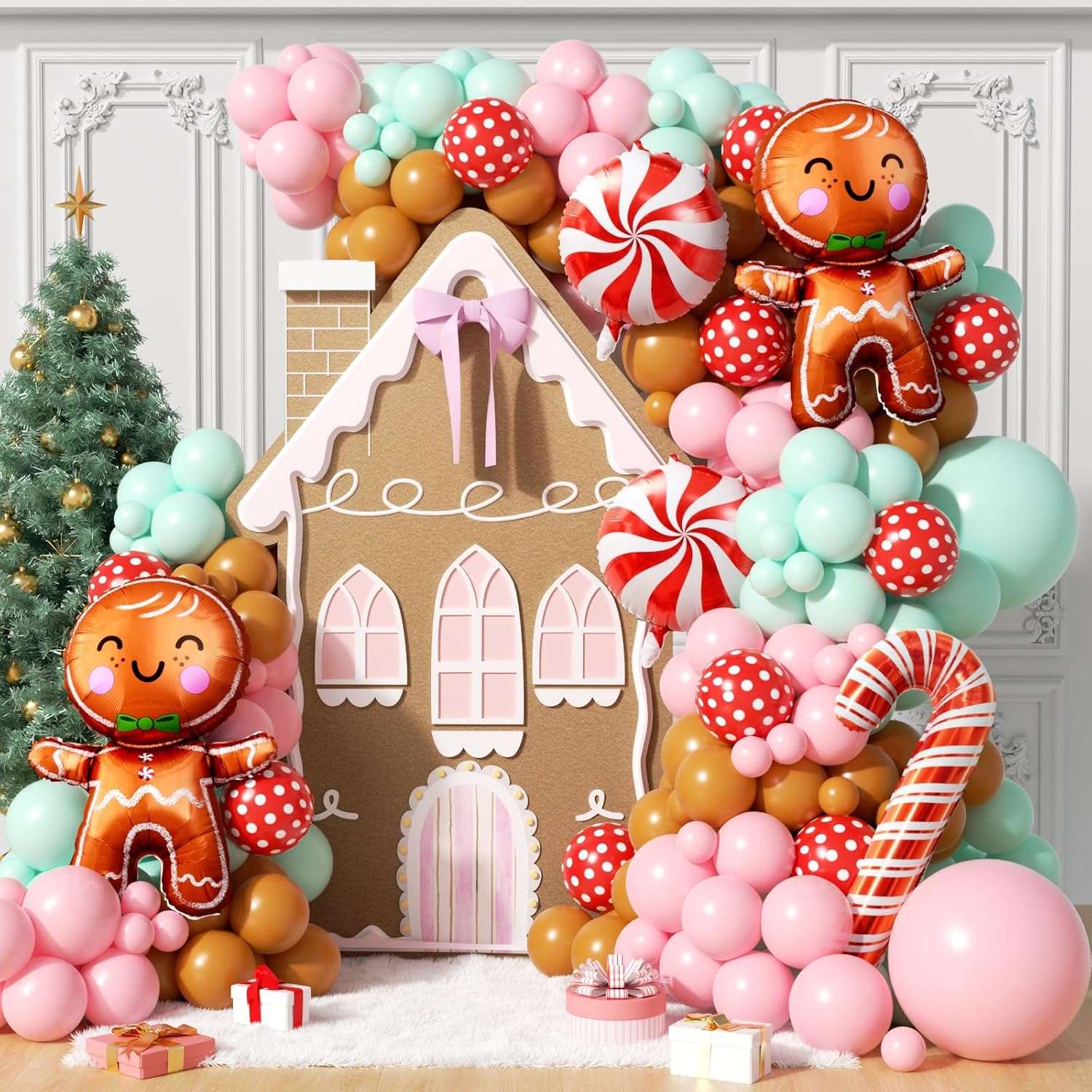 Balloon Arch Kit - 160 قطعة من مجموعة أقواس البالونات