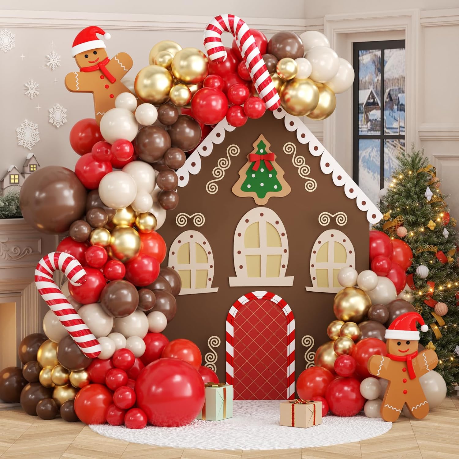 Balloon Arch Kit - طقم زينة قوس بالونات غزال الرنة