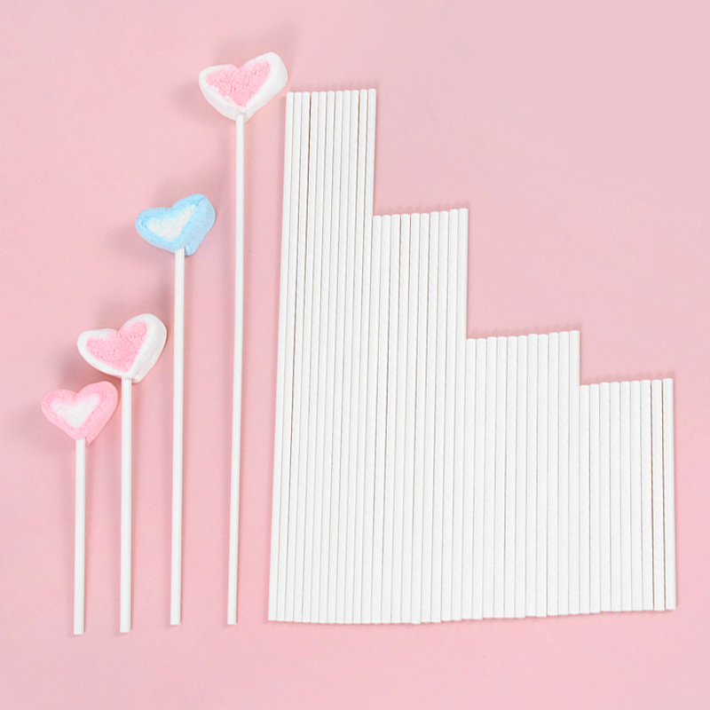 Cotton Candy Cone - 100 قطعة الصلبة الأساسية ورقة بيضاء