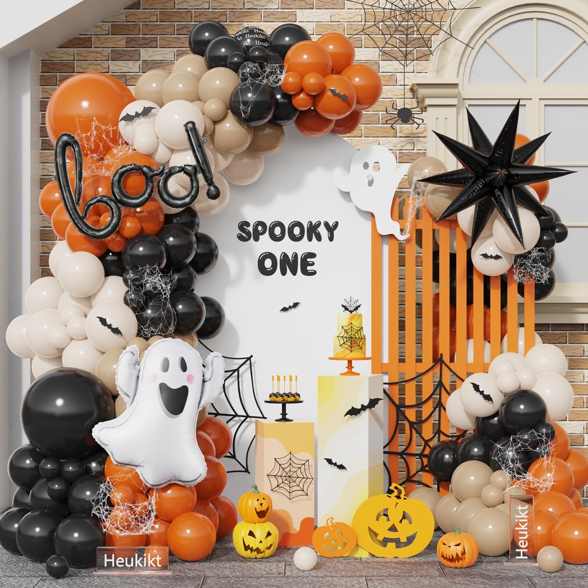 Balloon Arch Kit - طقم أقواس بالونات ليتل بوو للهالوين،