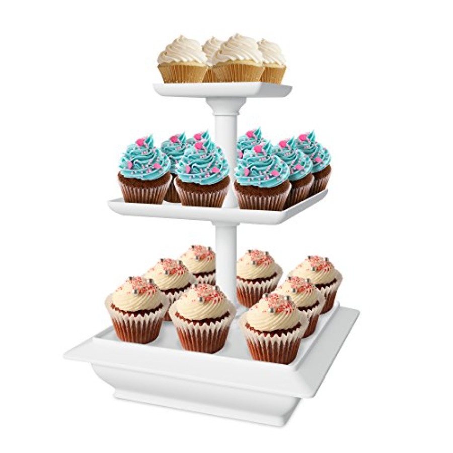 Cupcake Stand Tier - حامل كيك ثلاثي الطبقات - منصة