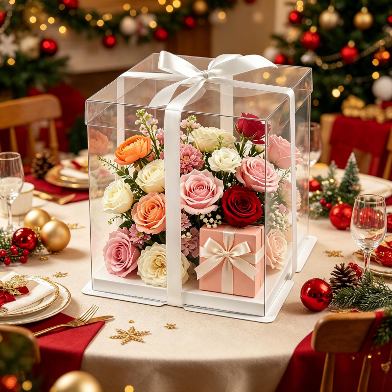 صناديق كيك شفافة كبيرة لتغليف  - مراجعة Event Party Box وسعره