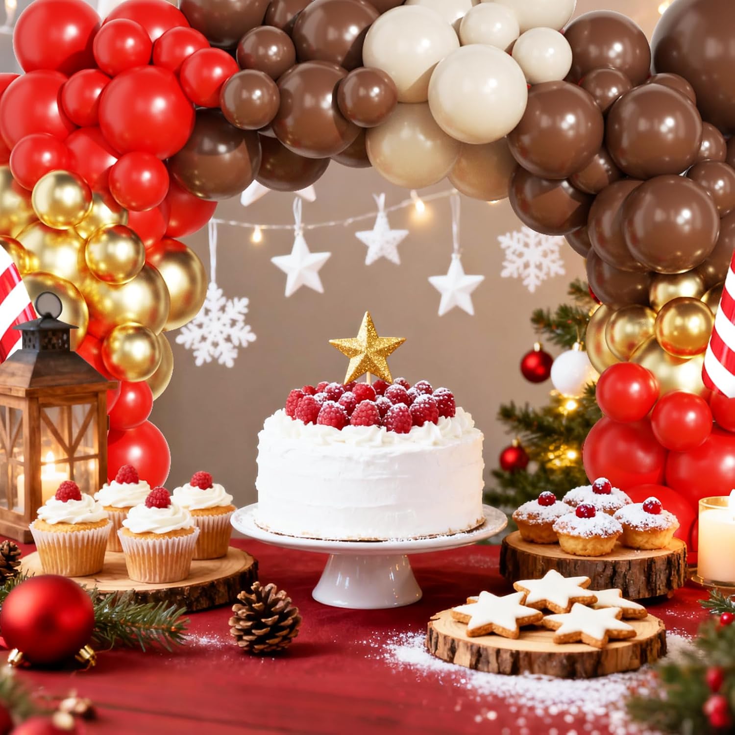 طقم زينة قوس بالونات غزال الرن - مراجعة Balloon Arch Kit وسعره