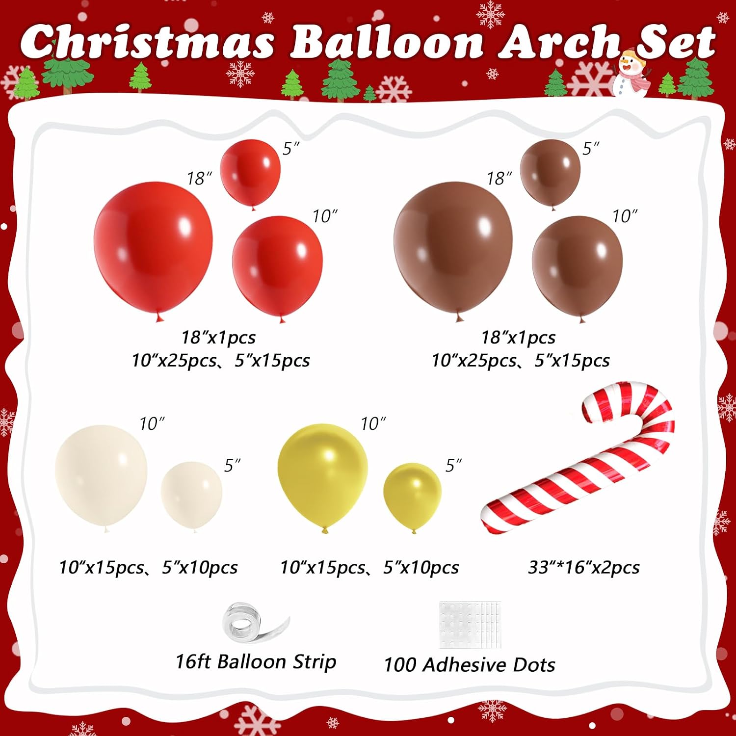 طقم زينة قوس بالونات غزال الرن - مراجعة Balloon Arch Kit وسعره