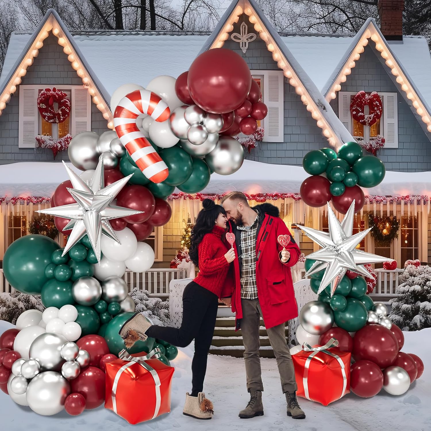 طقم أقواس بالونات عيد الميلاد  - مراجعة Balloon Arch Kit وسعره