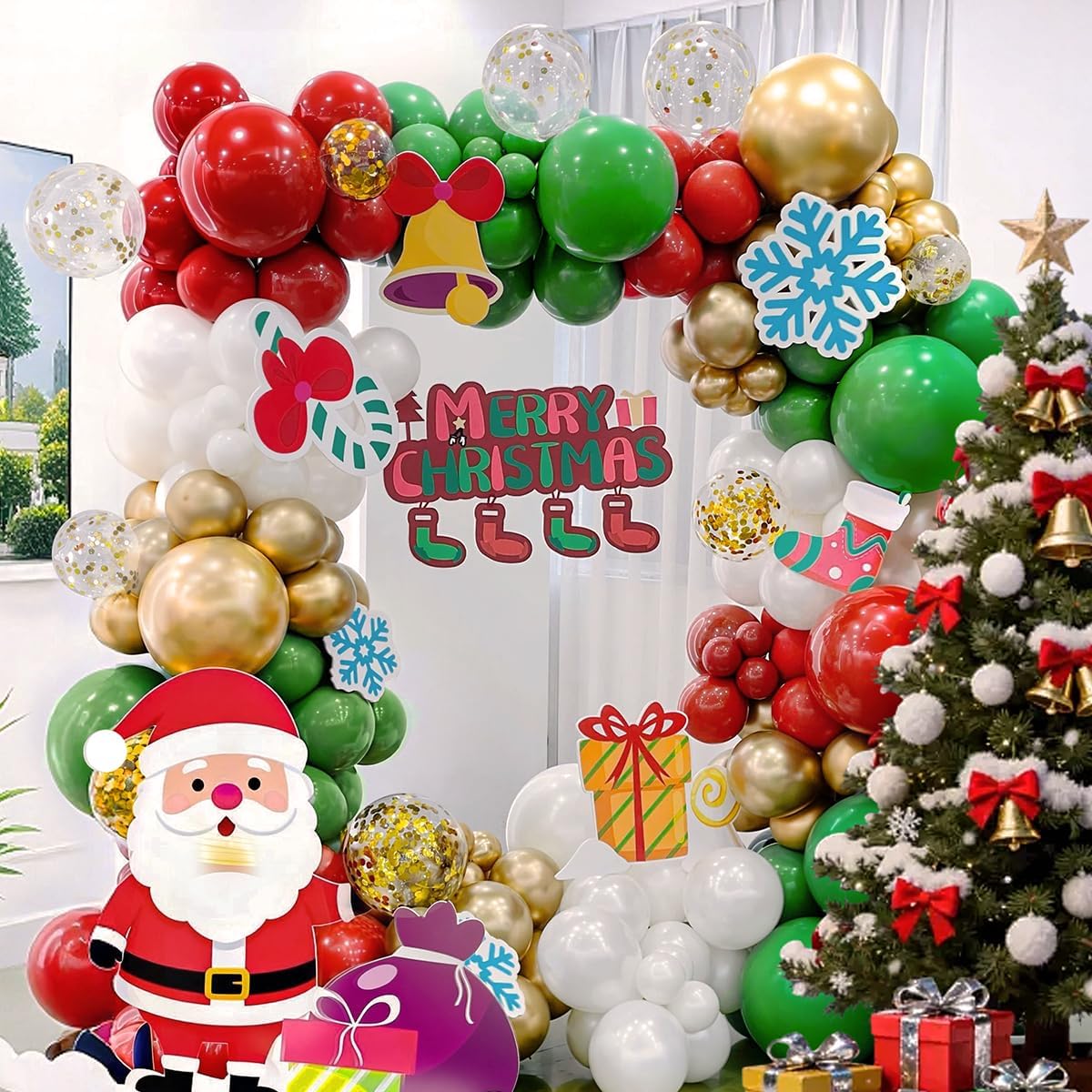 طقم أقواس بالونات باللون الأحم - مراجعة Balloon Arch Kit وسعره
