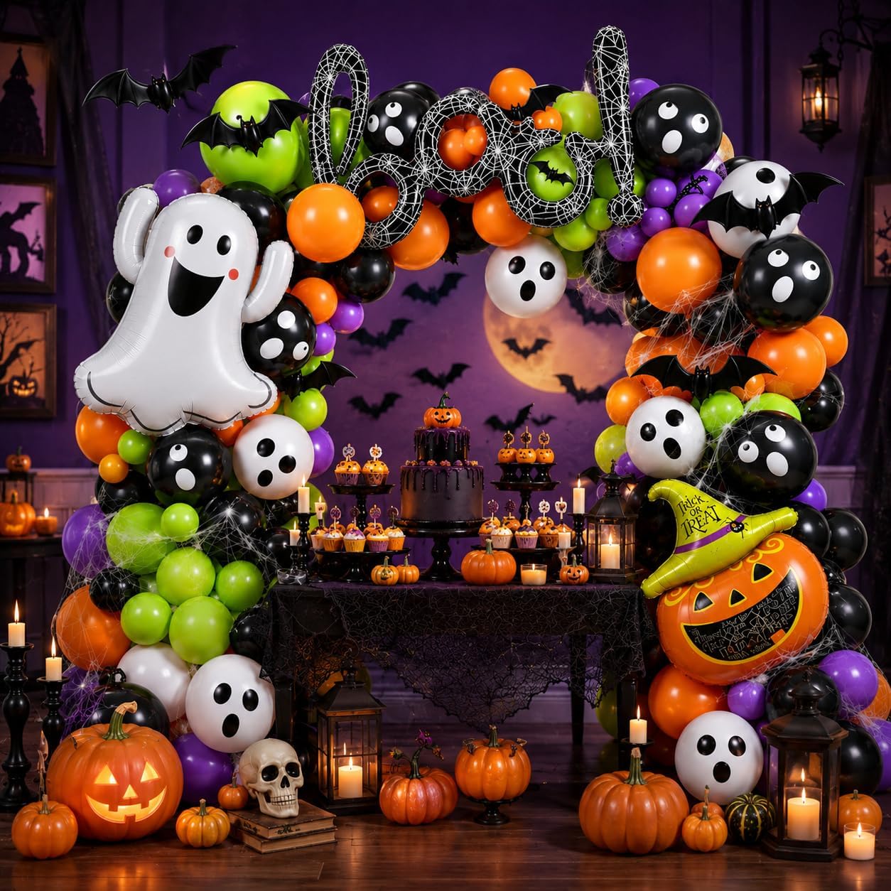 طقم أقواس بالونات الهالوين 184 - مراجعة Balloon Arch Kit وسعره