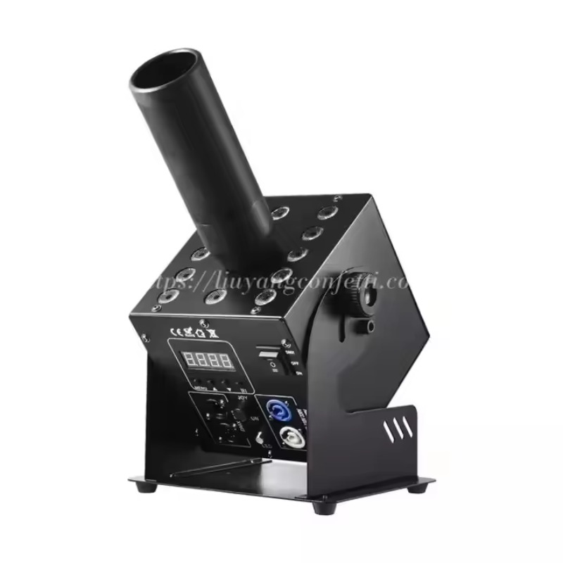 مدفع CO2 LED RGB DMX مع نافثة  - مراجعة Event Party Dj وسعره