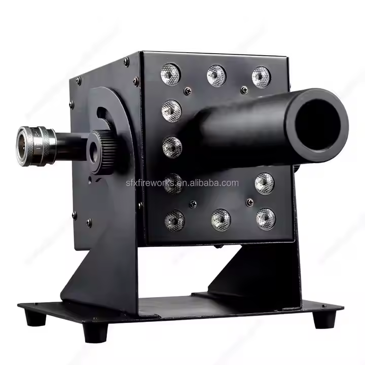 مدفع CO2 LED RGB DMX مع نافثة  - مراجعة Event Party Dj وسعره