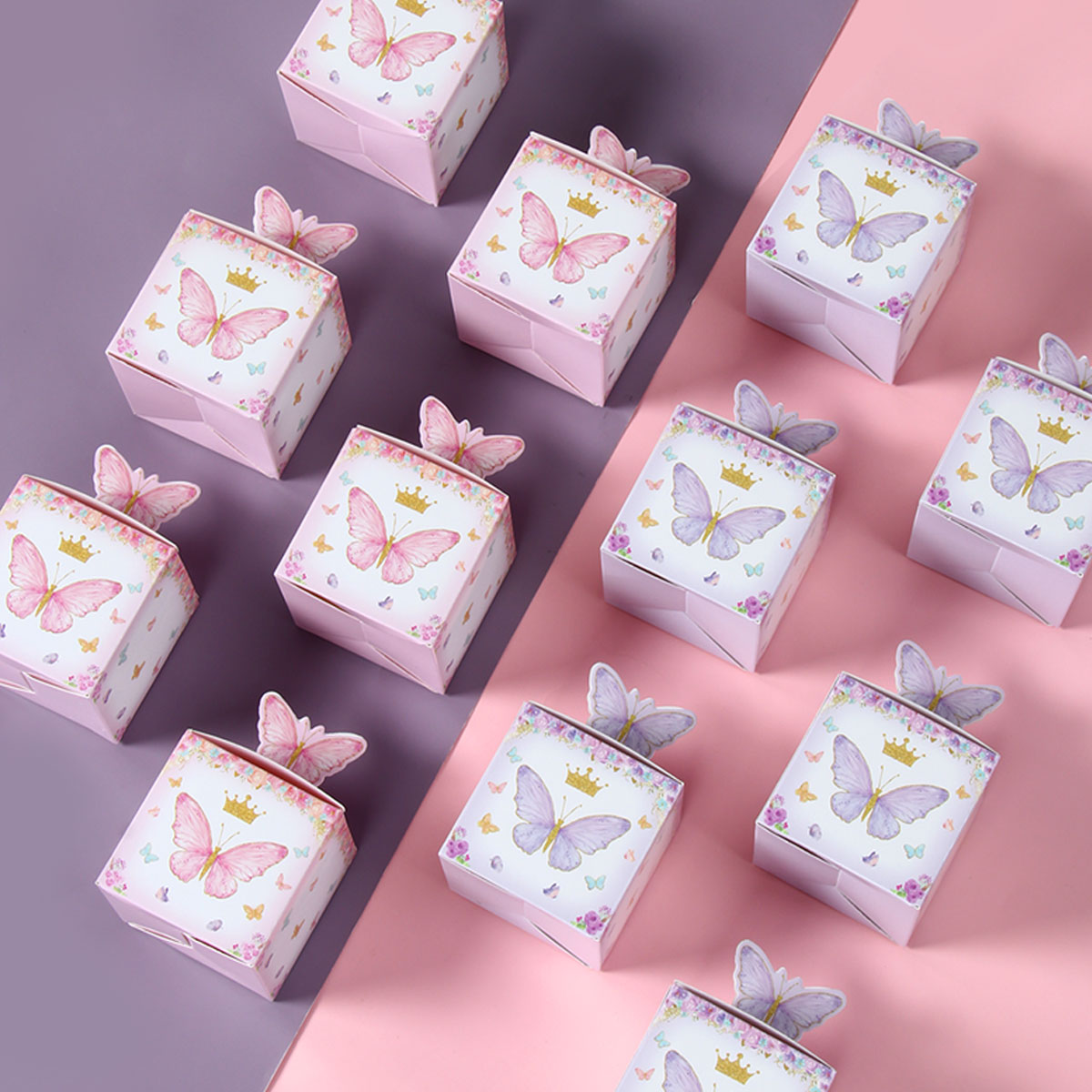 علبة هدايا حلوى الفراشة ، ديكو - مراجعة Event Party Box وسعره