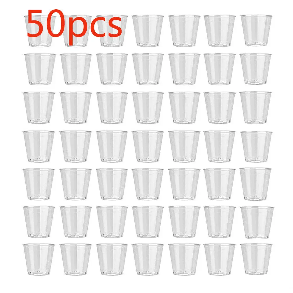 35 مل 50 × كوب هلامي من البلاس - مراجعة Plastic Cup 50Pcs وسعره
